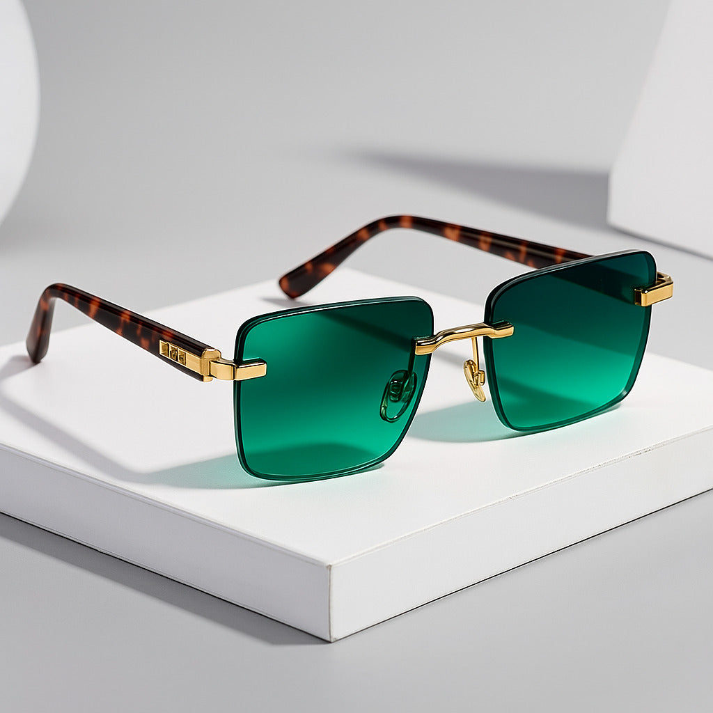 Lunettes rectangulaires vintage